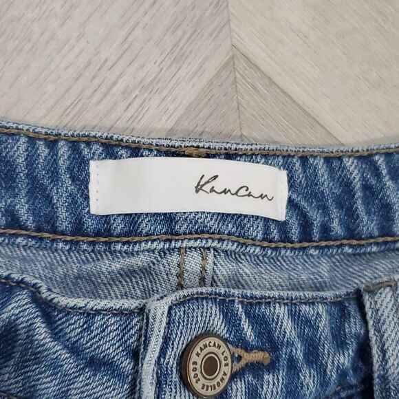 Kancan Lorraine Ultra high Rise Distressed Buttonfly Denim Shorts. Size 11/29 - Picture 2 of 6